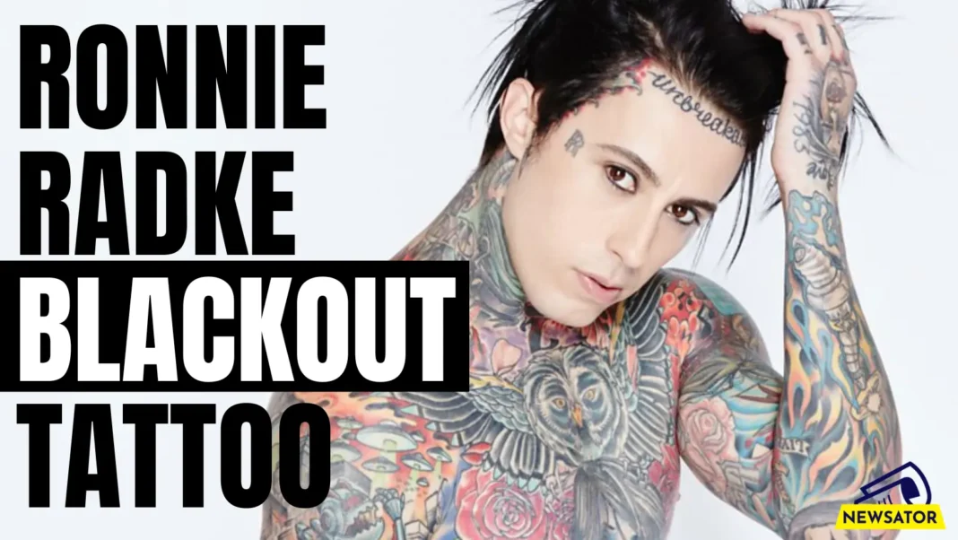 Ronnie Radke Blackout Tattoo